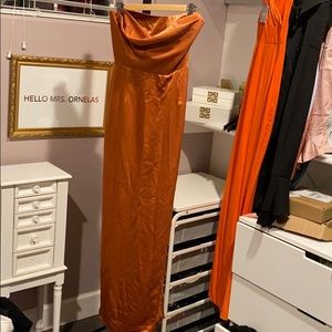 Burnt Orange Maxi Dress